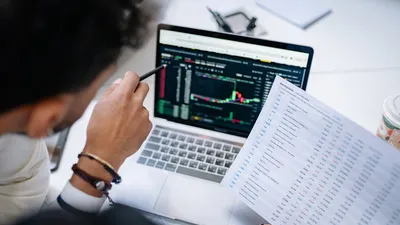 Logótipo do Flutter renderizado num browser desktop